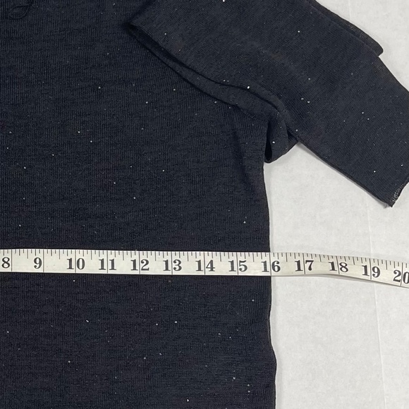 Massimo Dutti Velicine Black Lightweight Sweater - Size XS - NEW. - Picture 11 of 13